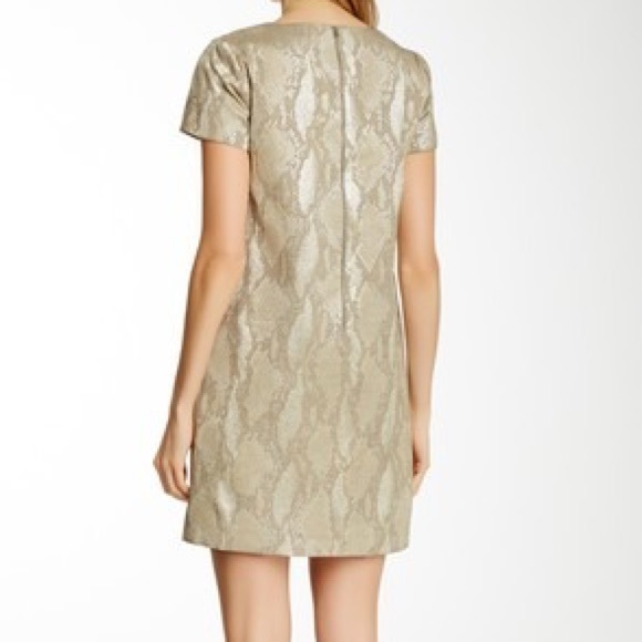 French Connection Fast Metal Metallic Dress
